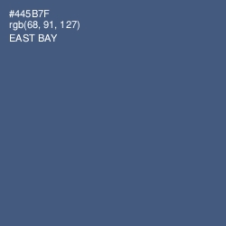 #445B7F - East Bay Color Image